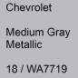 Preview: Chevrolet, Medium Gray Metallic, 18 / WA7719.